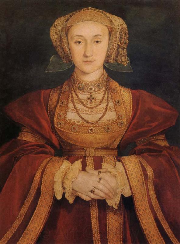 Hans Holbein Anne de Cleves reine d'Angleterre,quatrieme epouse d'Henri VIII